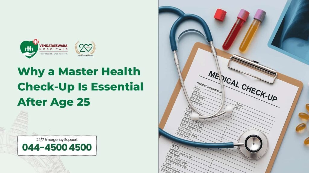 master health check-up after 25